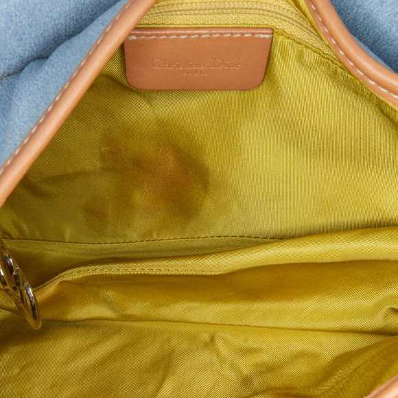 Pre-Loved Dior Denim Saddle bag - Picture 3 of 8